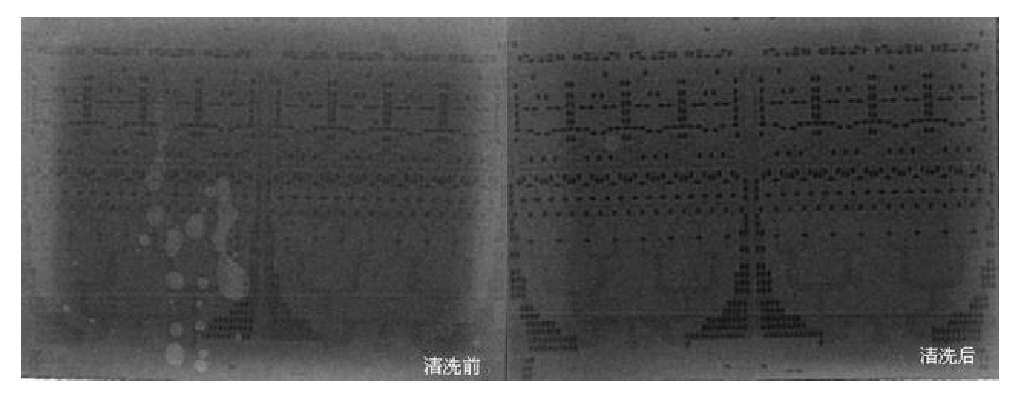 等离子清洗前后焊接x-ray对比图